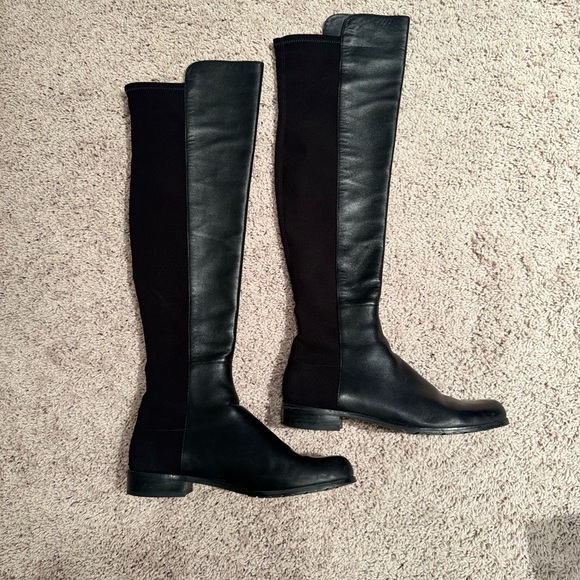 Stuart Weitzman 5050 leather over-the-knee boot size 8.5 - Picture 7 of 14
